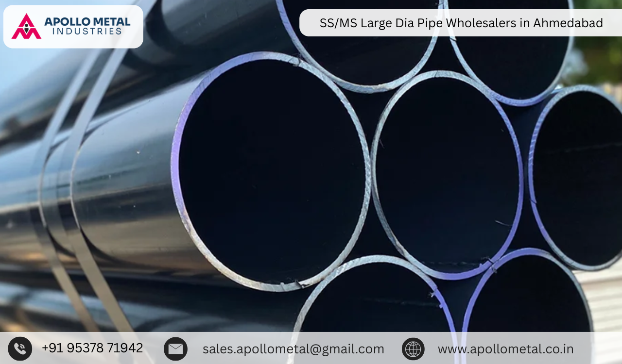 SS/MS Large Dia Pipe Wholesalers in Ahmedabad