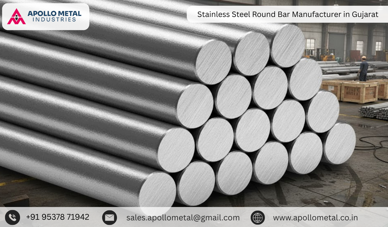 Stainless Steel Round Bar Manufacturer in Gujarat